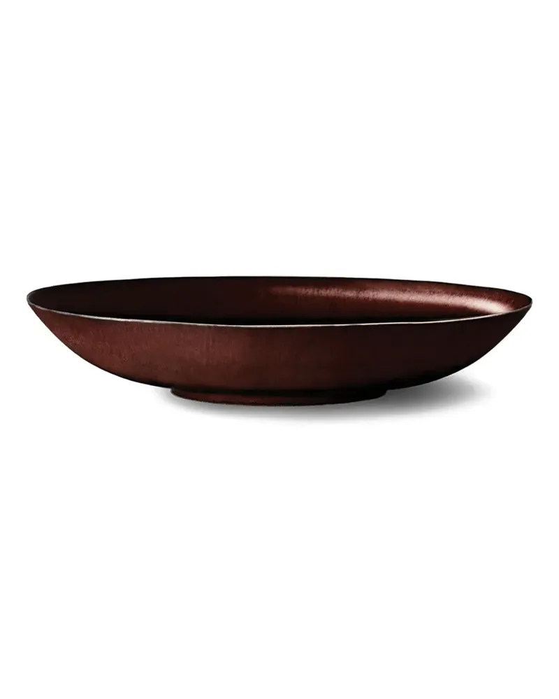 L’OBJET Mittelgroße Terra Coupe-Schale (30cm) - Rot Rot