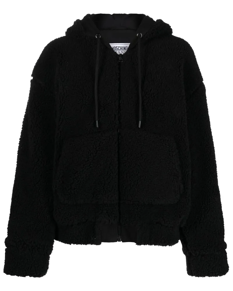 Moschino Hoodie mit Kristallen - Schwarz Schwarz
