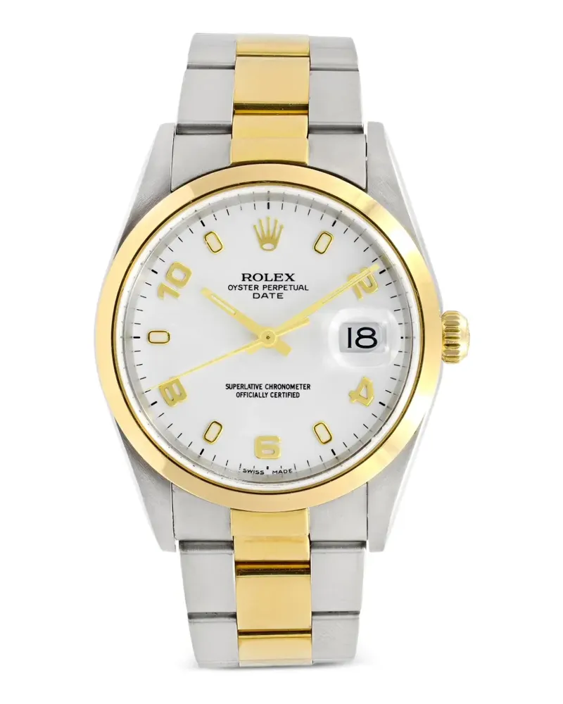 Rolex Oyster Perpetual Date 34mm watch - Weiß Weiß