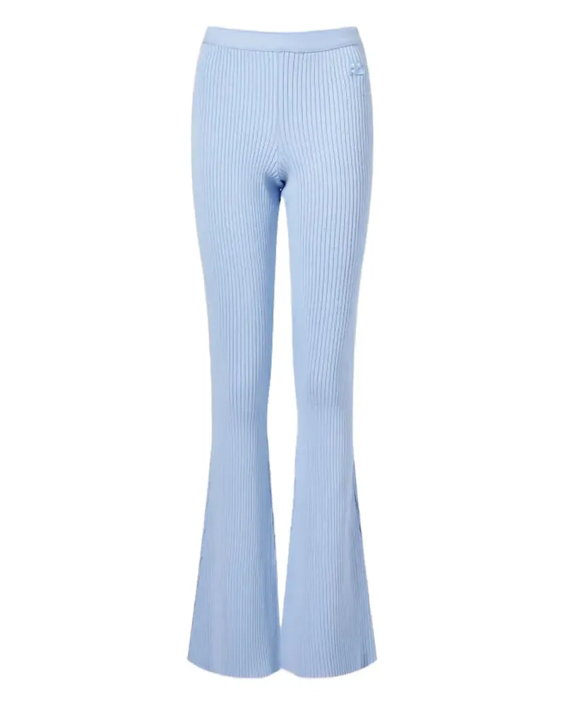 Courrèges Gerippte Hose - Blau Blau