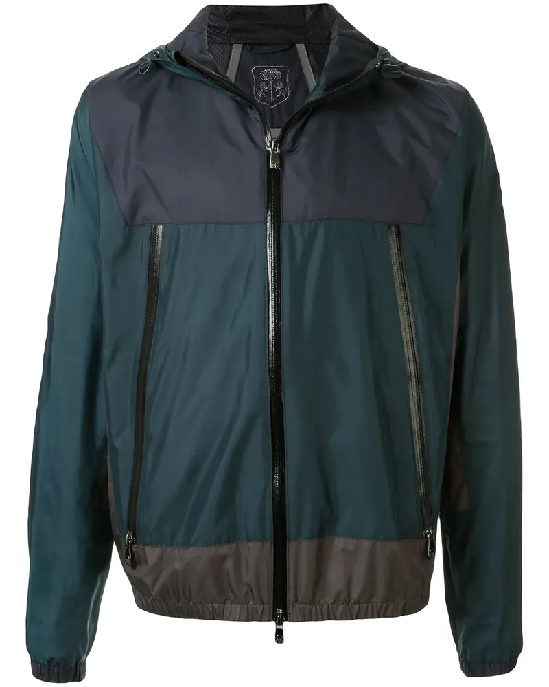 Corneliani Windbreaker mit Reißverschlüssen - Grün Grün