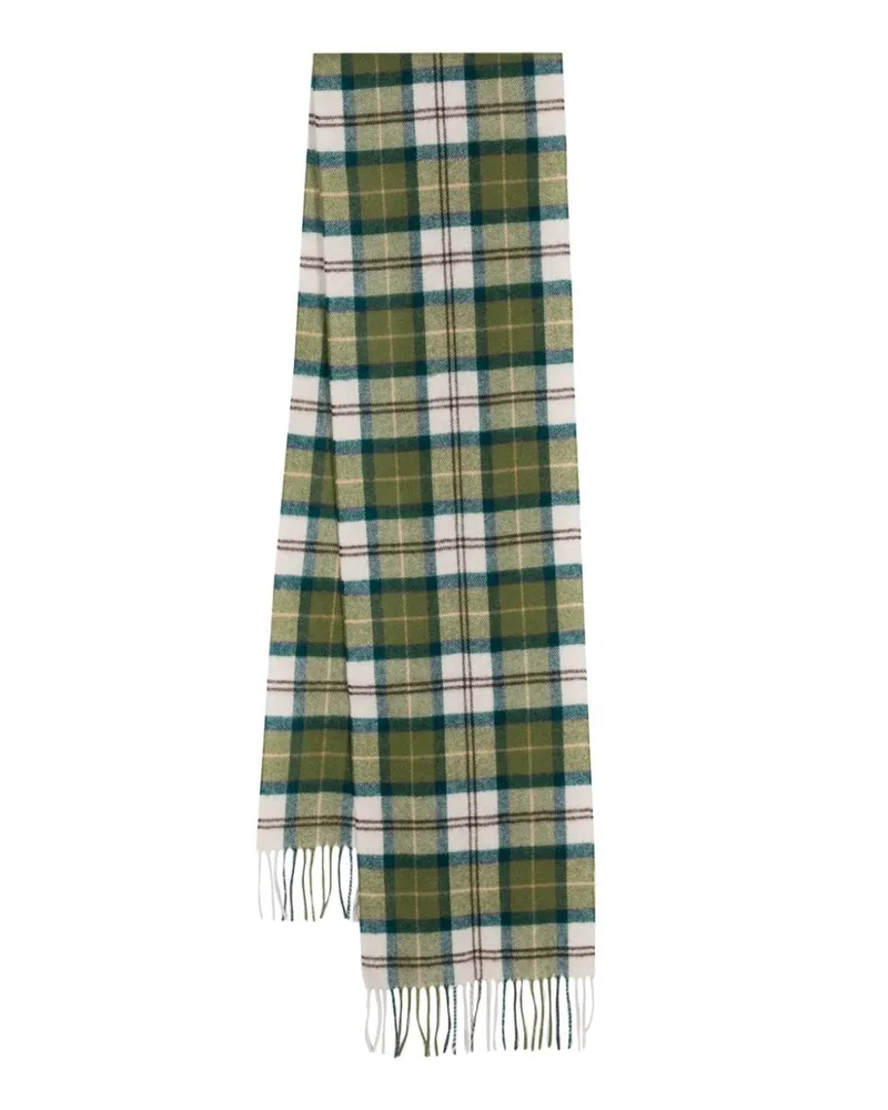 Barbour Schal mit Schottenkaromuster - Grün Grün