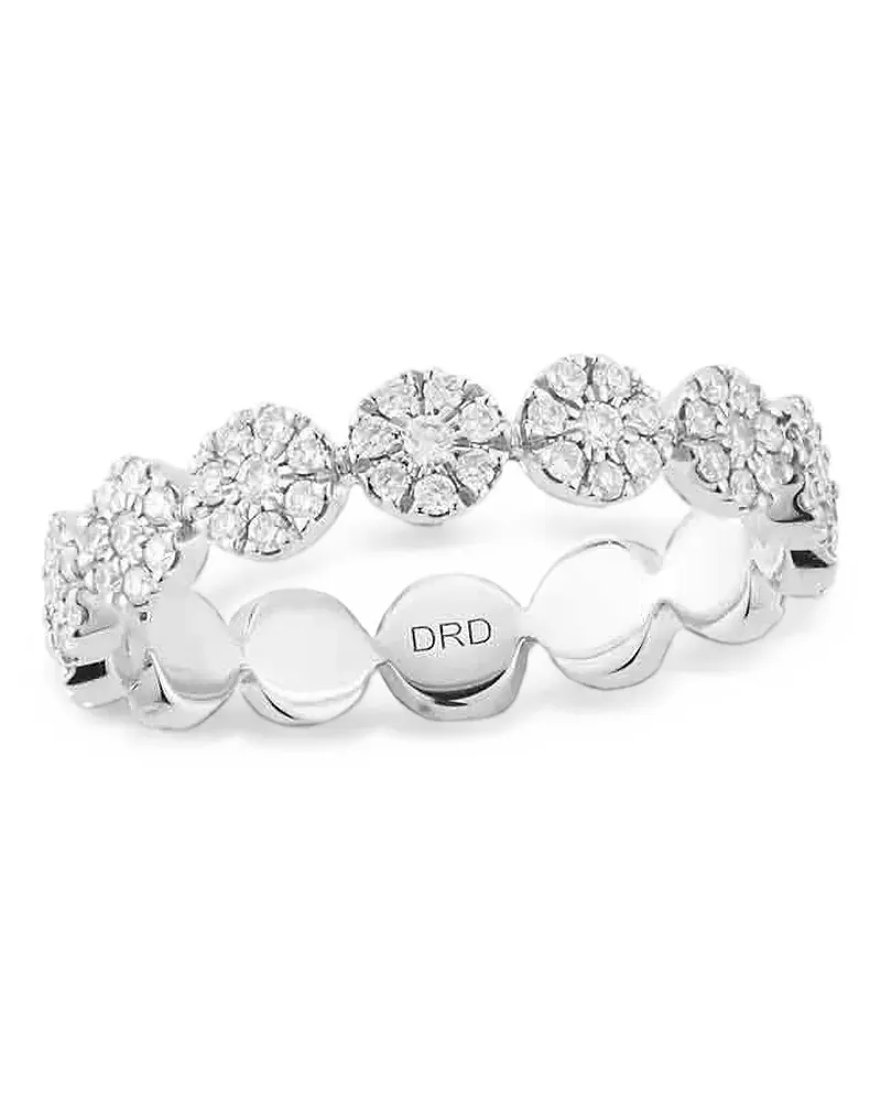 Dana Rebecca Designs Taylor Beth Eternity Diamantring - Silber Silber