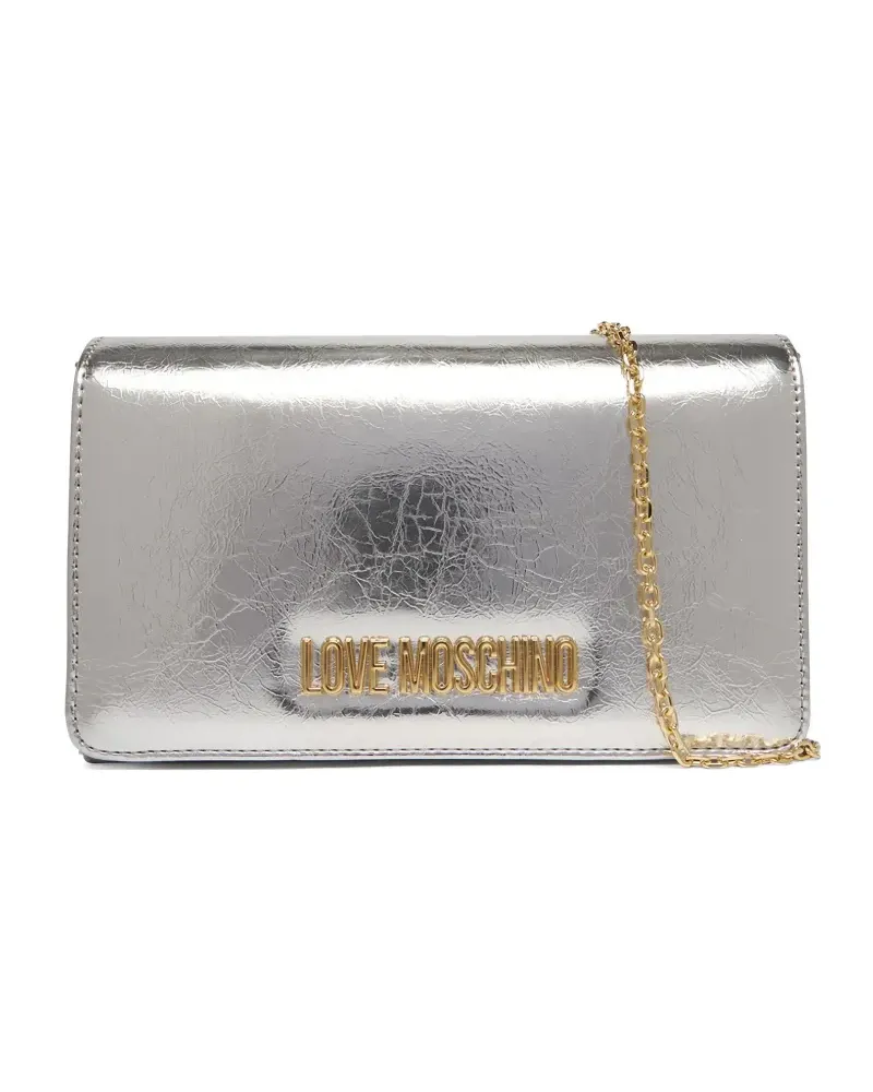 Moschino small Smart Daily crossbody bag - Silber Silber