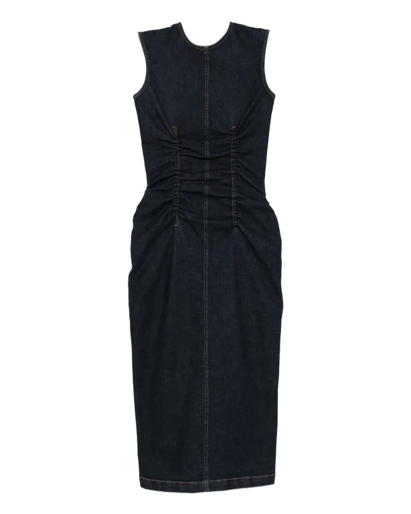 SPORTMAX Midikleid aus Denim - Blau Blau