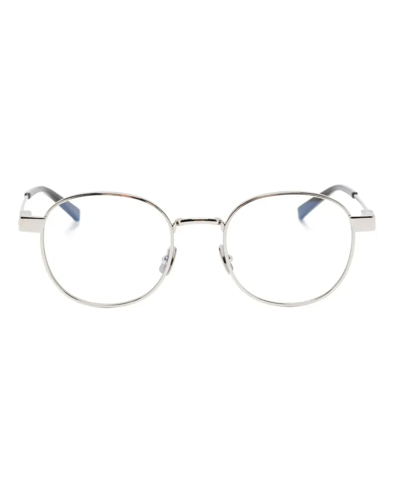 Saint Laurent Brille mit rundem Gestell - Silber Silber