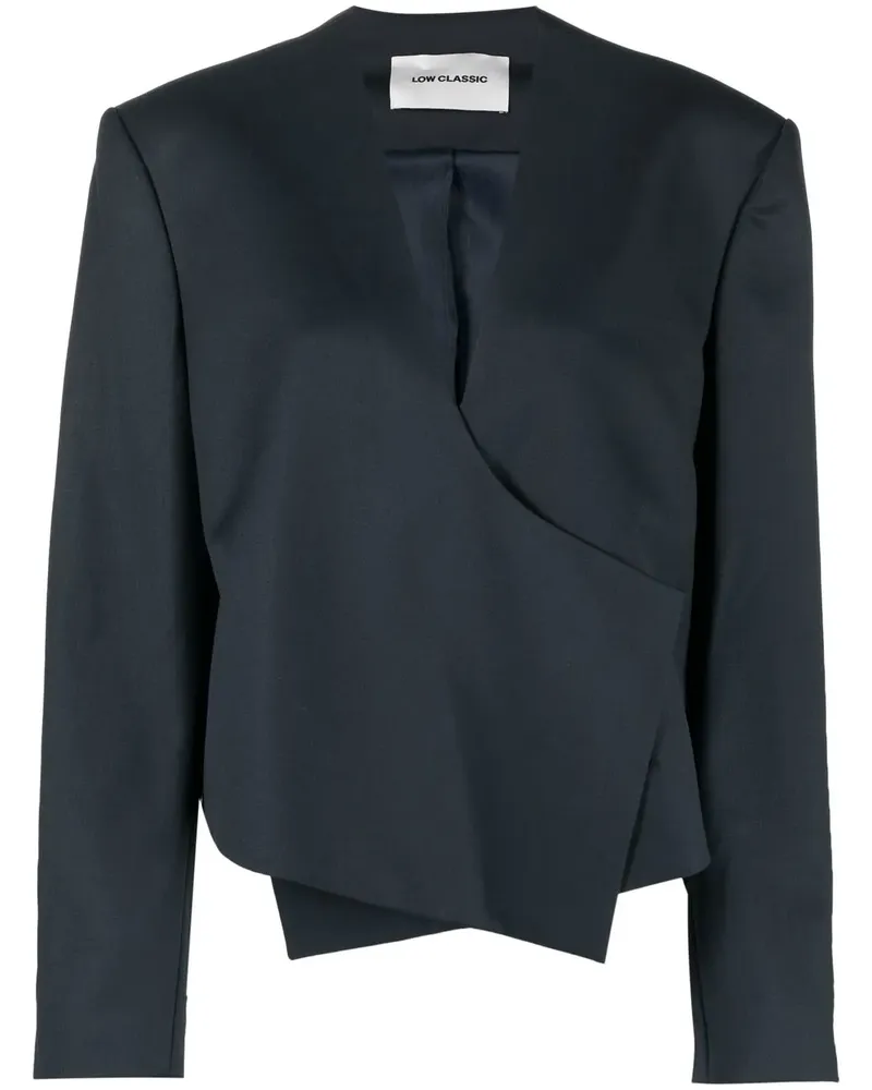 LOW CLASSIC Asymmetrische Jacke - Blau Blau