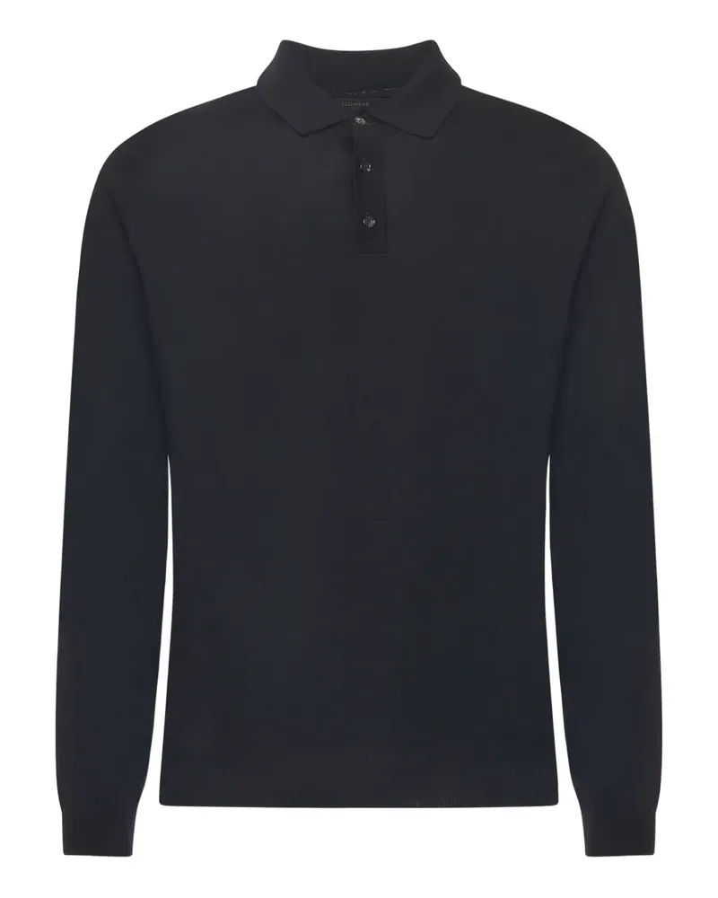 Zanone Klassisches Poloshirt - Schwarz Schwarz