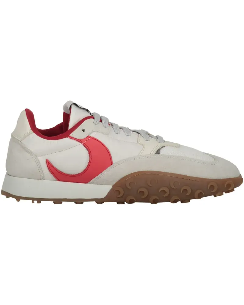Marine Serre Sneakers aus Leder - Weiß Weiß