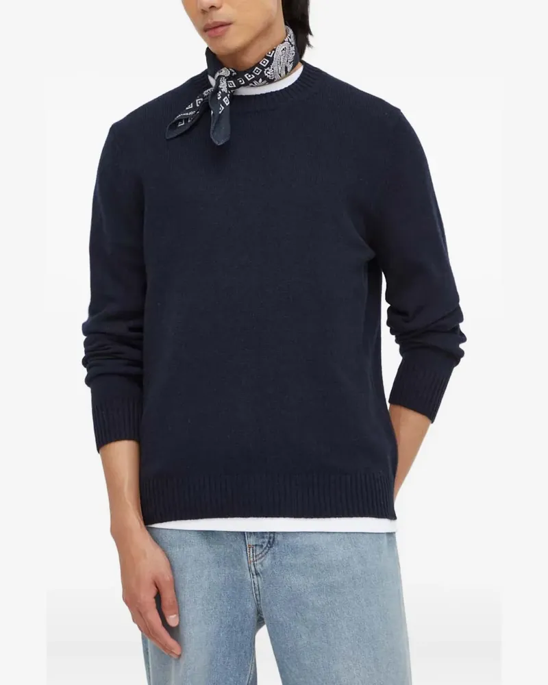 Samsøe & Samsøe Pullover mit Rundhalsausschnitt - Blau Blau