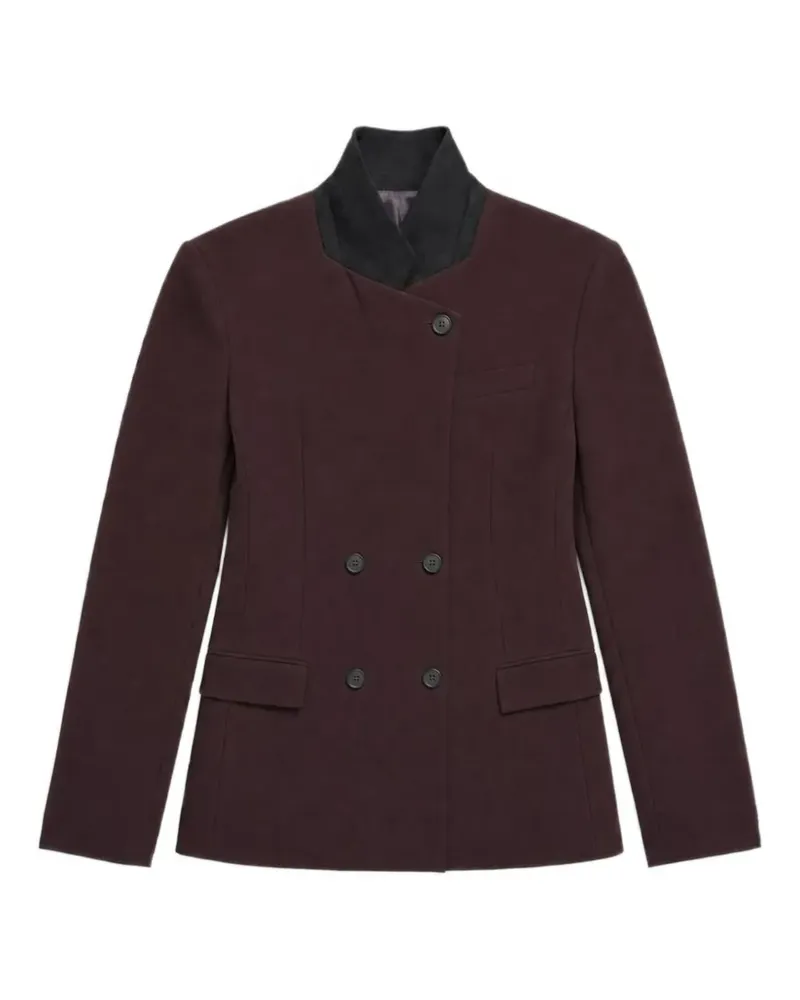 IRO Doppelreihige Jacke mit Stehkragen - Rot Rot