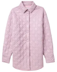 MSGM Steppjacke mit klassischem Kragen Rosa