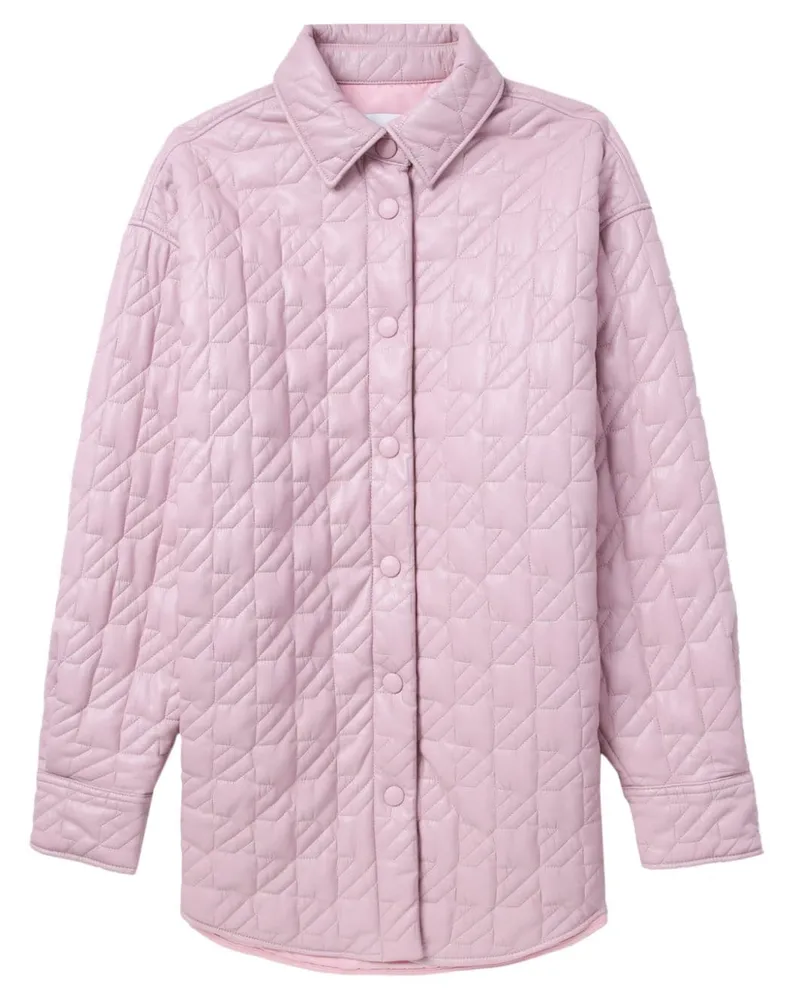 MSGM Steppjacke mit klassischem Kragen - Rosa Rosa