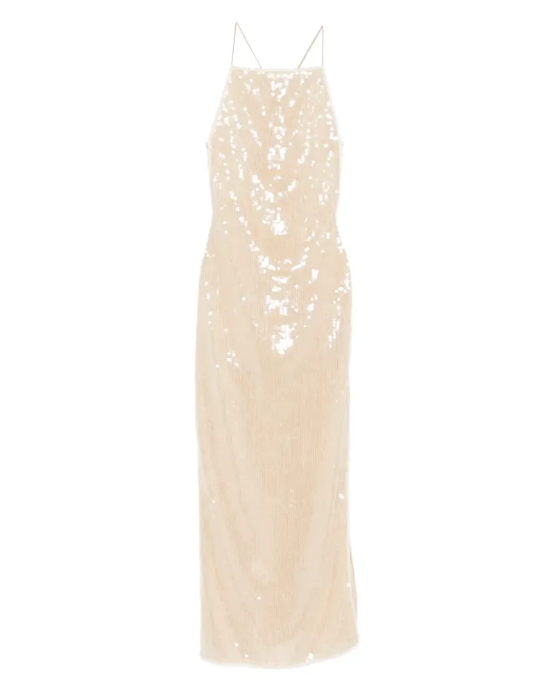 Oséree Marylin sequin-embellished dress - Nude Nude