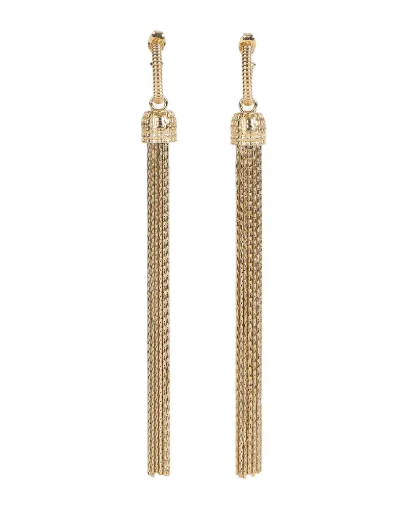 Balmain Ohrringe mit Messing-Quasten - Gold Gold