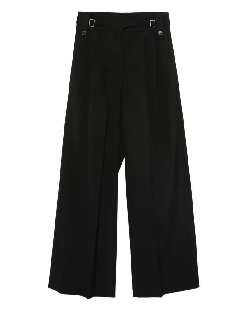 By Malene Birger Bundfaltenhose mit Gürtel - Schwarz Schwarz