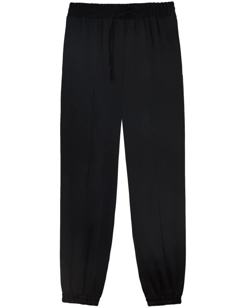 Jil Sander Hose mit Bügelfalten - Schwarz Schwarz