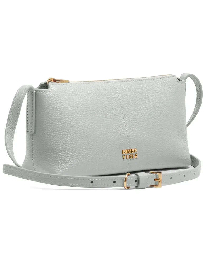 BIMBA Y LOLA Mini Umhängetasche aus Leder - Blau Blau
