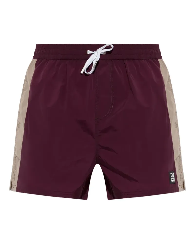 Dsquared2 D2-Upside-Down-Boxershorts - Rot Rot