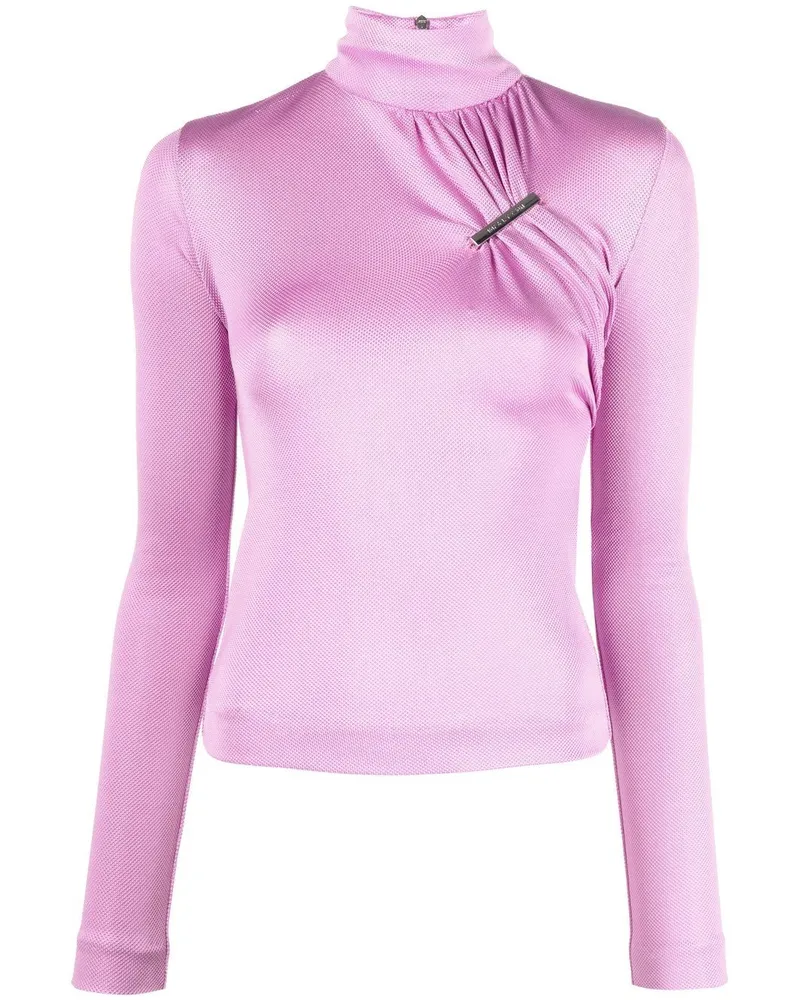 1017 ALYX 9SM Gerafftes Top - Violett Violett