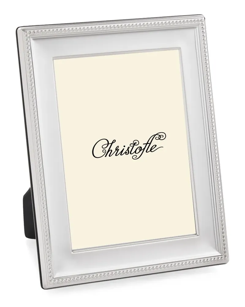 Christofle Perles Bilderrahmen mit Perlen - Silber Silber