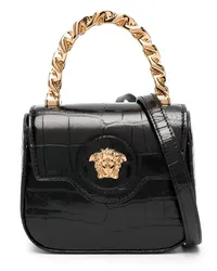 Versace Greca Goddess Mini-Tasche Schwarz