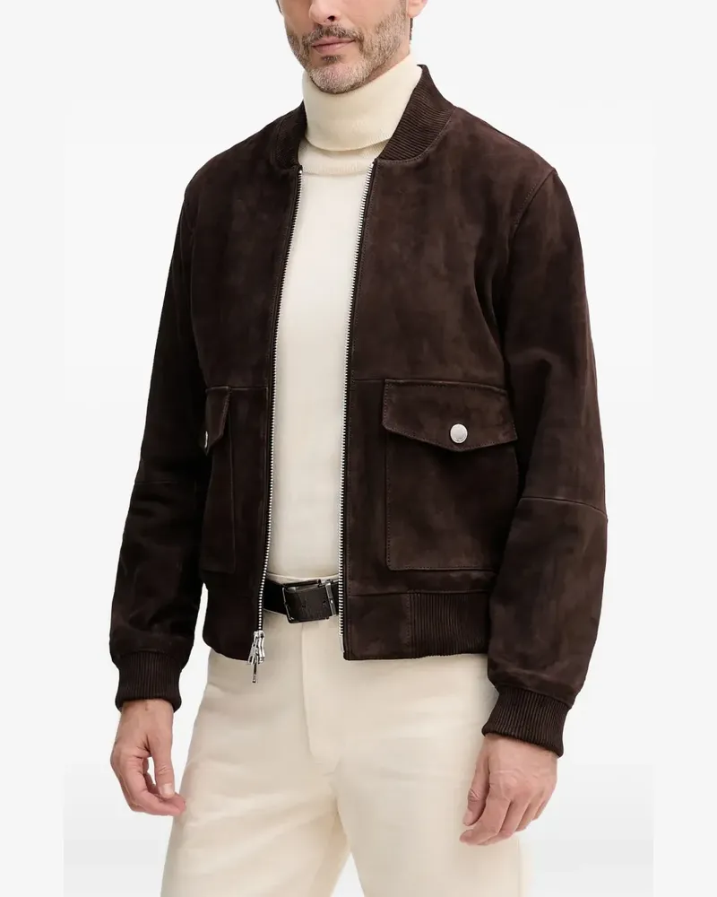 Michael Kors zip leather jacket - Braun Braun