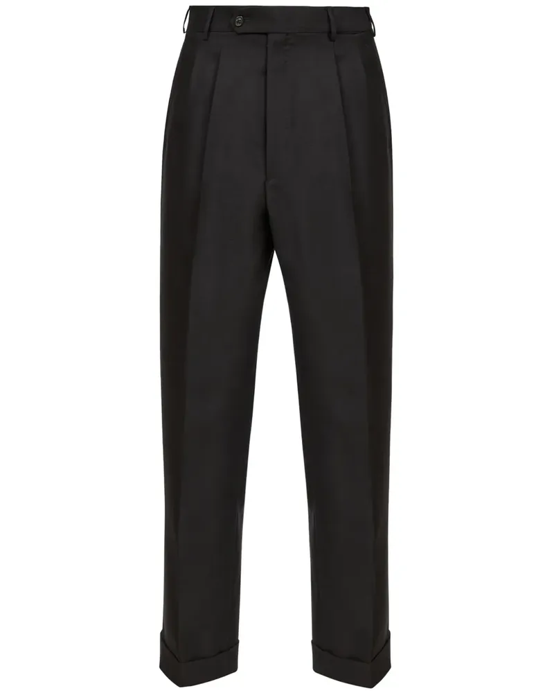 Maison Margiela Klassische Hose mit Ziernähten - Schwarz Schwarz