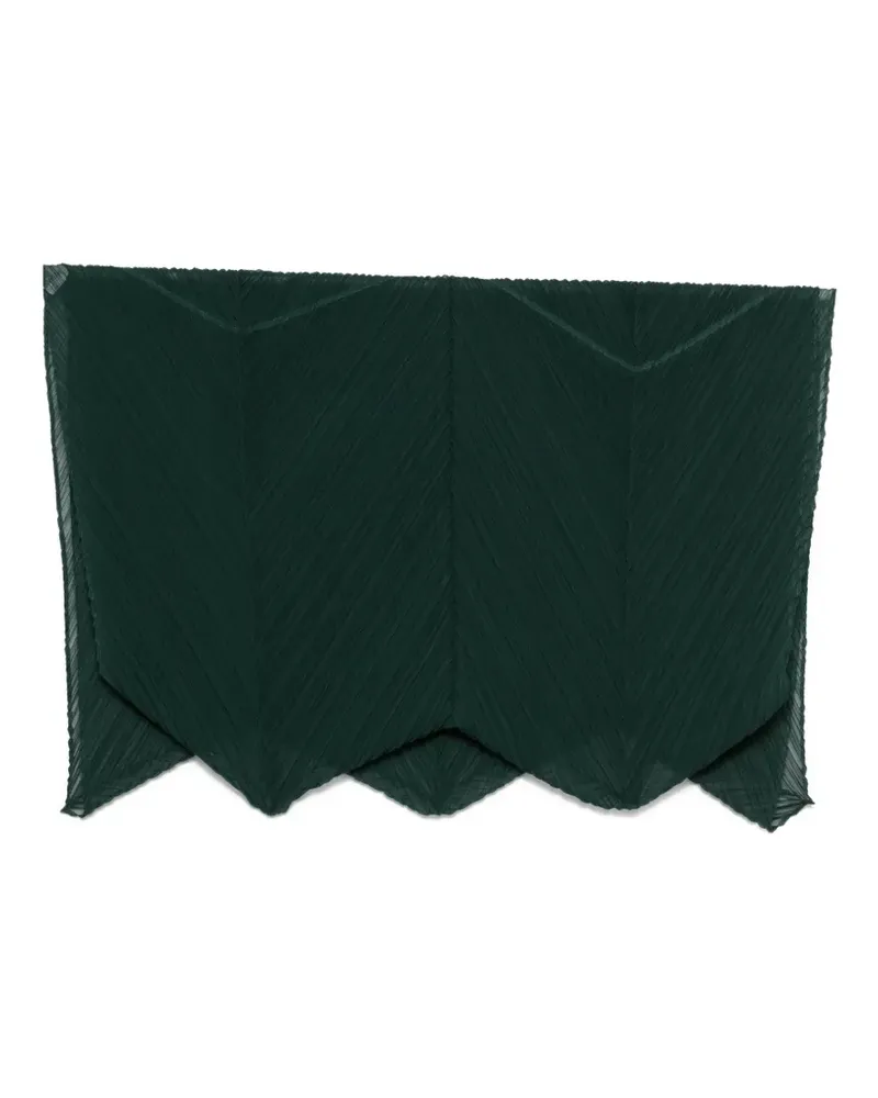 Issey Miyake O Scarf December pleated scarf - Grün Grün