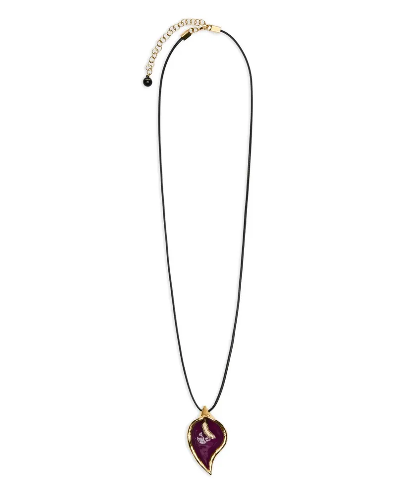 Nina Ricci Calla Flower Halskette mit Anhänger - Gold Gold