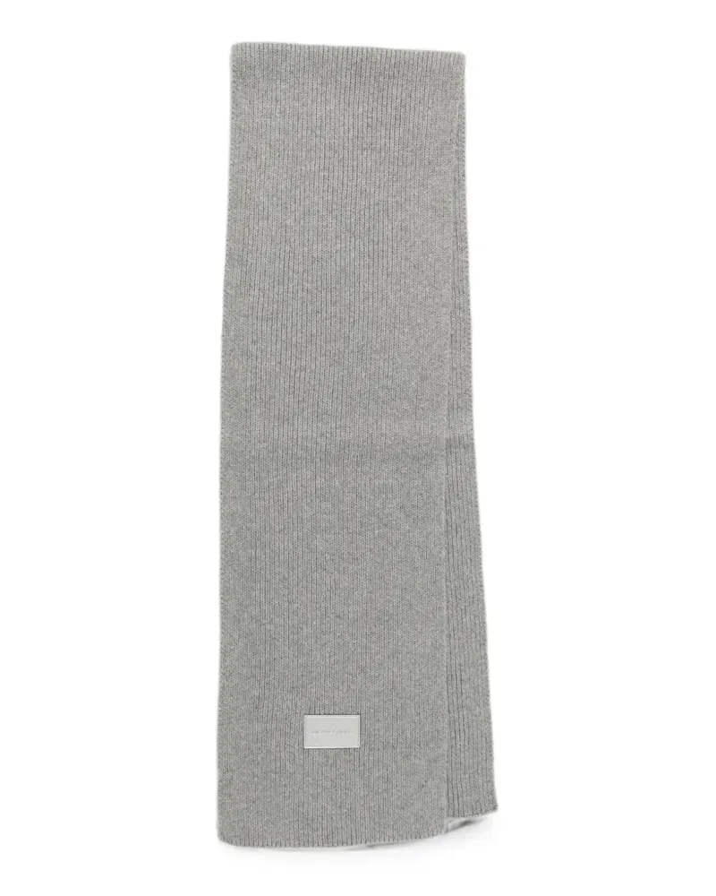 Michael Kors ribbed-knit scarf - Grau Grau