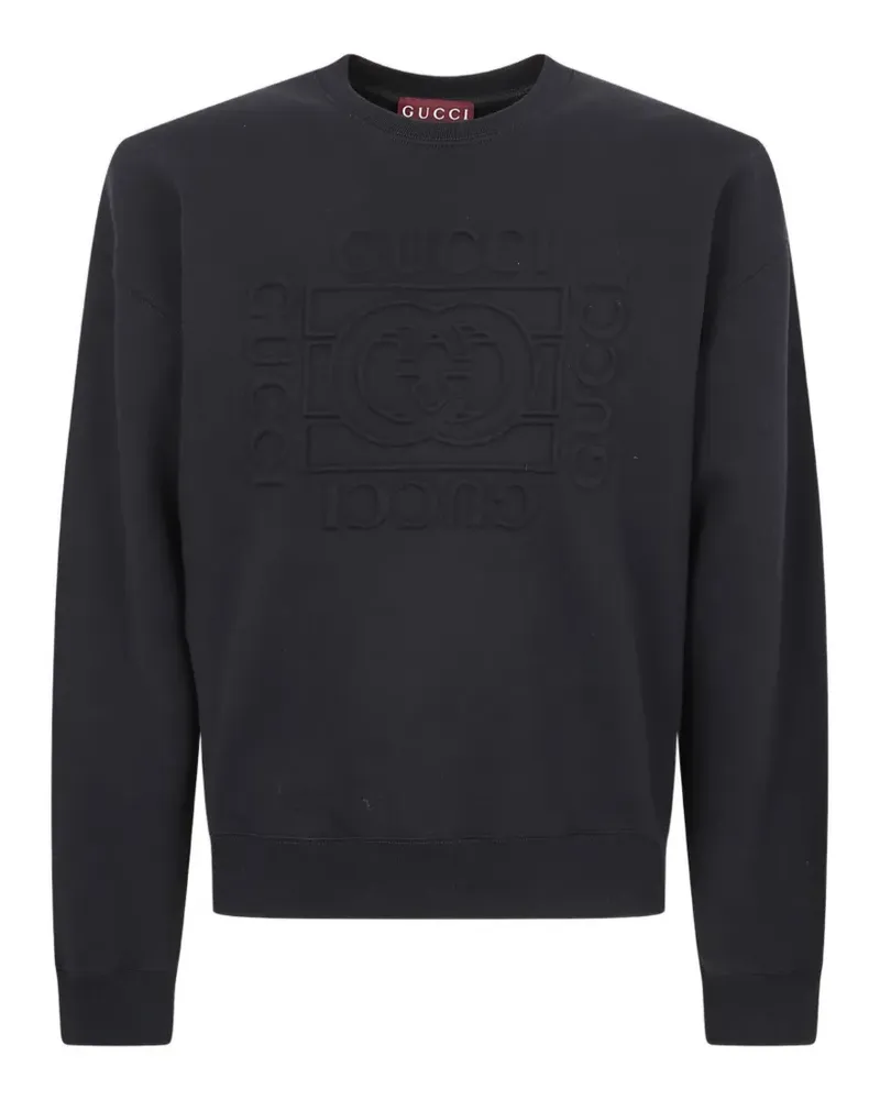 Gucci brushed-cotton sweatshirt - Schwarz Schwarz