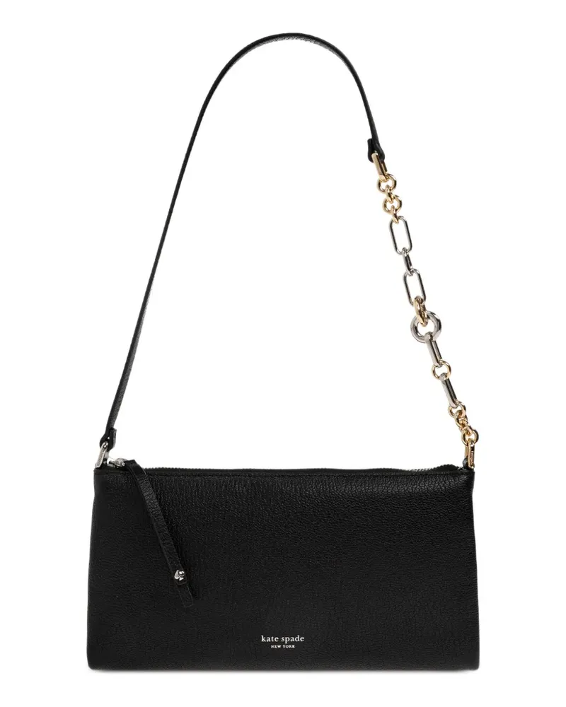 Kate Spade Fling Mini-Schultertasche aus Leder - Schwarz Schwarz