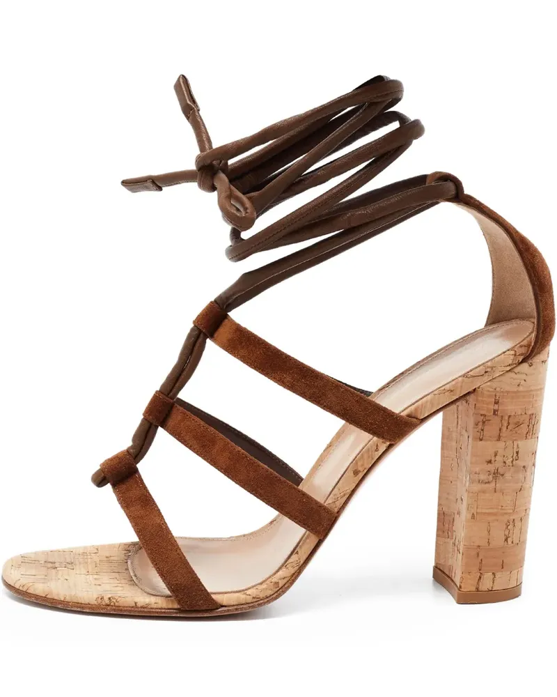 Gianvito Rossi Pre-owned Cayman Sandalen 110mm - Braun Braun