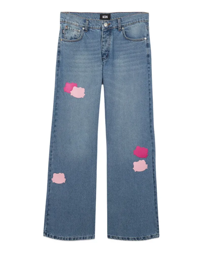 GCDS x Hello Kitty Jeans - Blau Blau