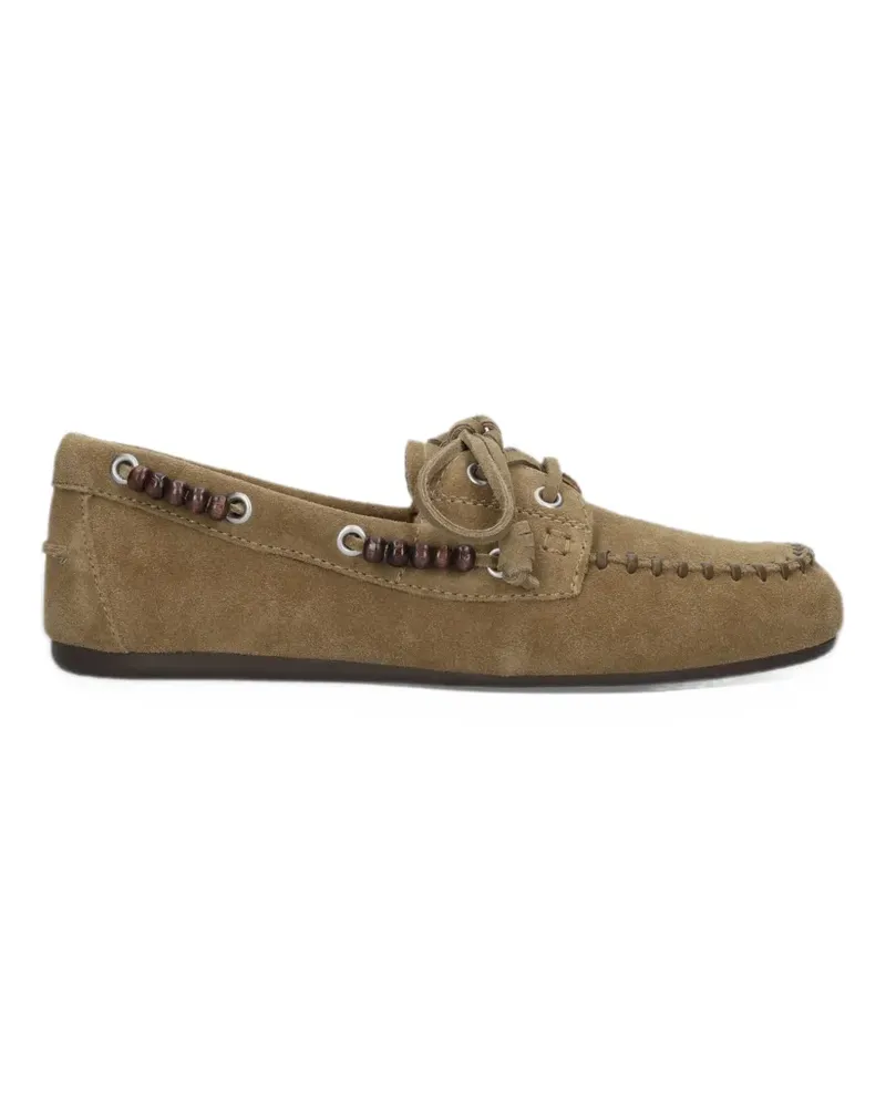 Bibi Lou Violetta beaded loafers - Grün Grün