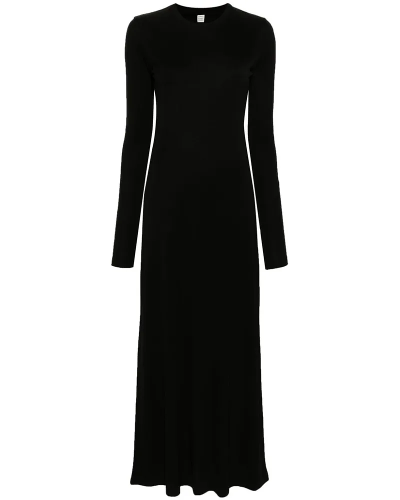Totême Maxikleid aus Lyocell-Jersey - Schwarz Schwarz