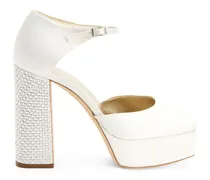 Bebe Pixel Plateau-Pumps 120mm - Weiß