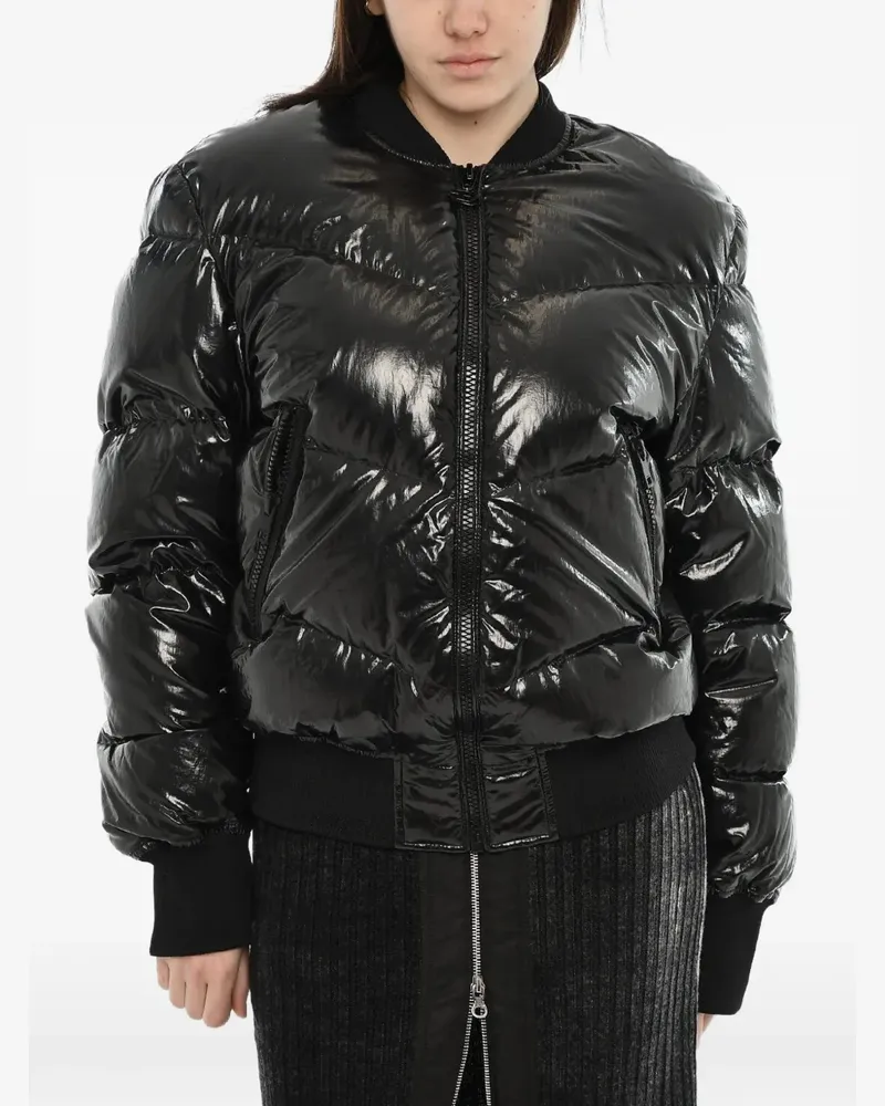 Diesel quilted-pattern jacket - Schwarz Schwarz