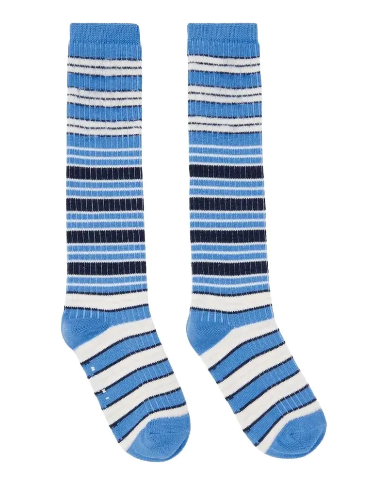 Marni striped socks - Blau Blau