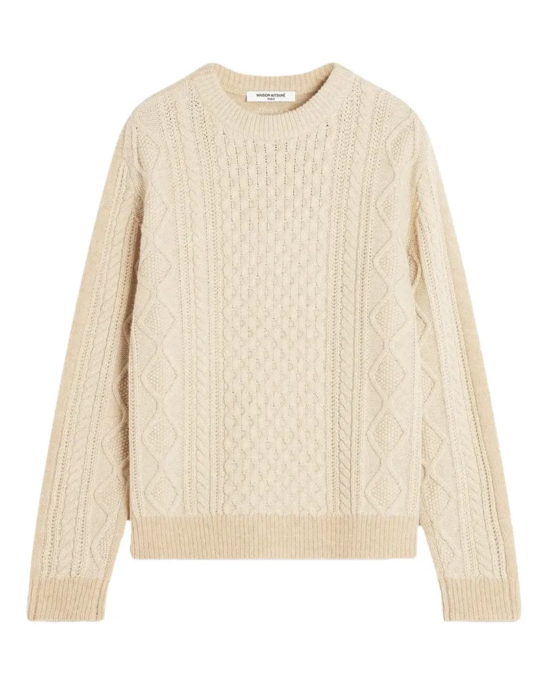 Kitsuné crew-neck sweater - Nude Nude