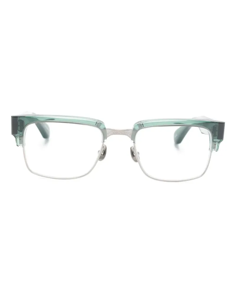 MATSUDA Brille mit eckigem Gestell - Grün Grün