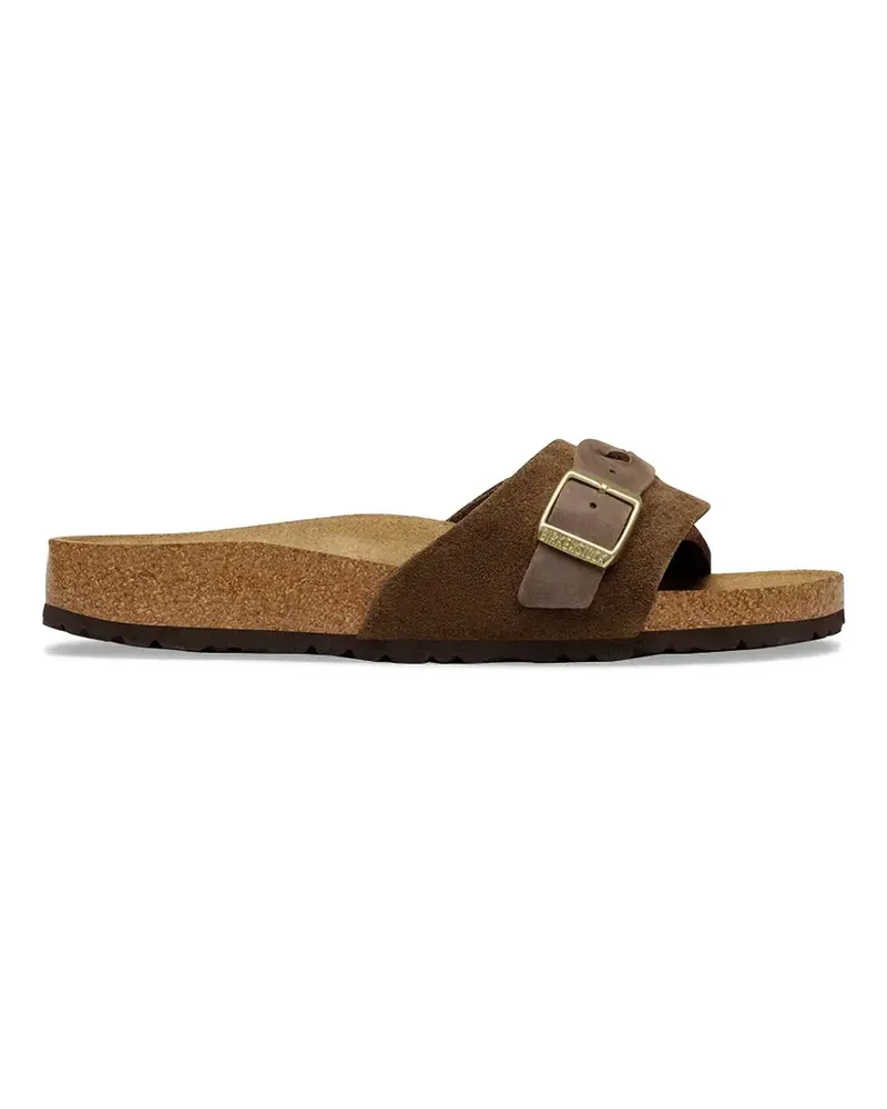 Birkenstock Oita braided buckle-fastening sandals - Braun Braun