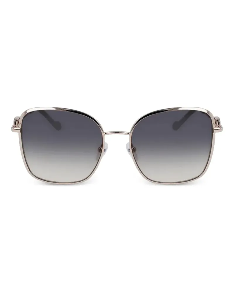 Liu Jo gradient-lens square-frame sunglasses - Gold Gold