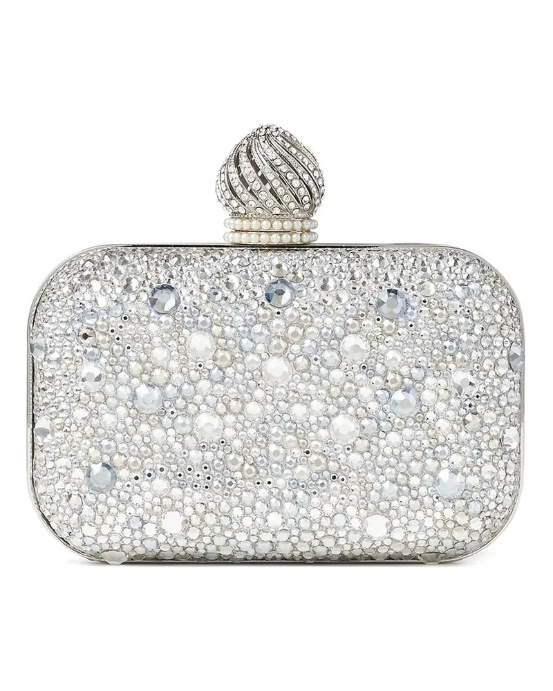 Jimmy Choo Micro Cloud Clutch - Grau Grau