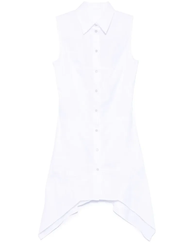Helmut Lang Ärmelloses Minikleid mit Bustier - Weiß Weiß