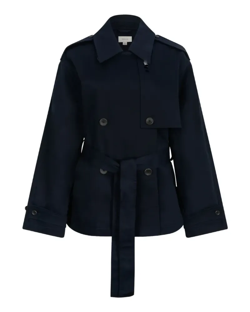 Calvin Klein belted double-breasted trench coat - Blau Blau