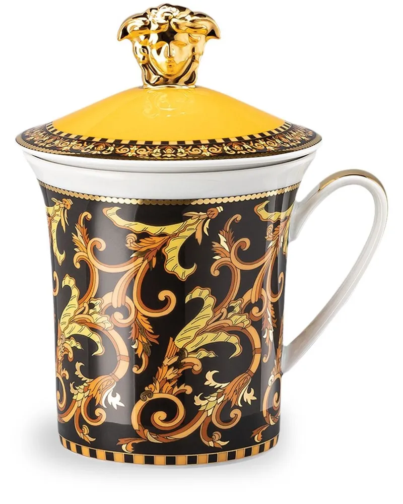 Versace x Rosenthal Barocco Tasse mit Deckel 9,8cm - Mehrfarbig Mehrfarbig
