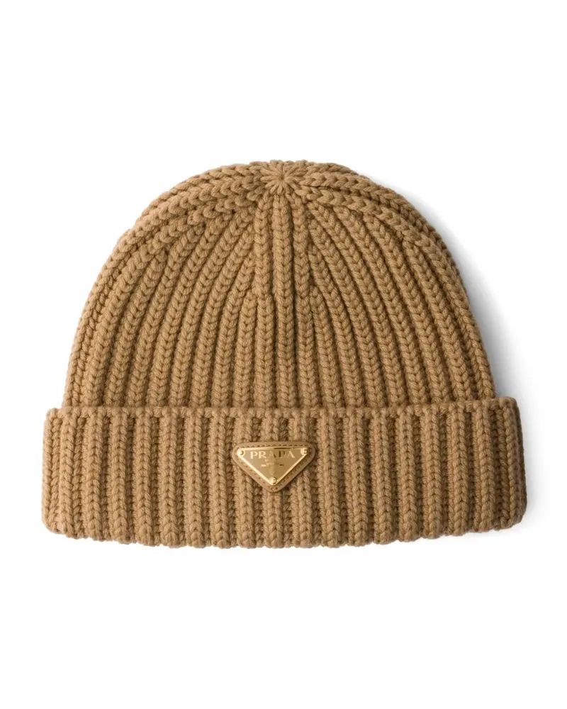 Prada Klassische Beanie - Braun Braun