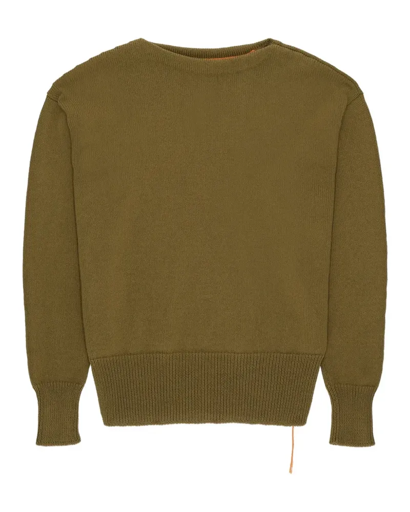 Fortela Noah boat-neck knit sweater - Grün Grün